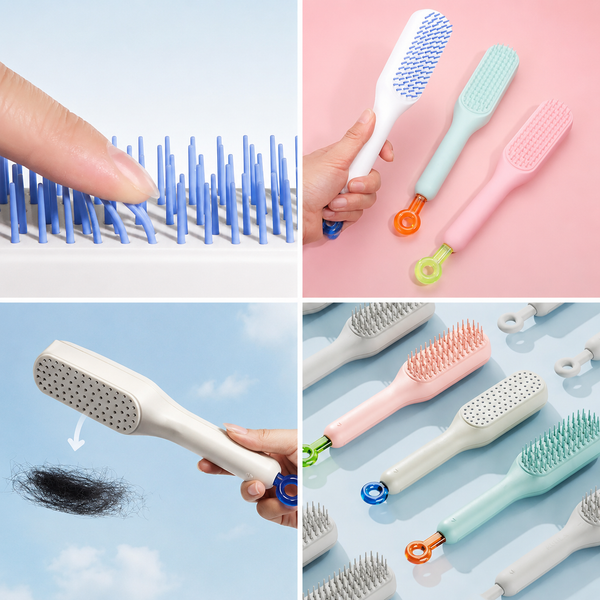 Self Cleaning Hair Comb