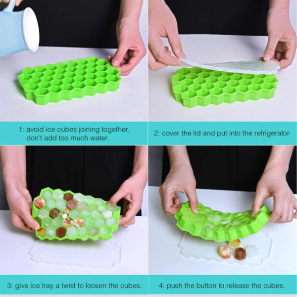Silicone Honeycomb Ice Tray
