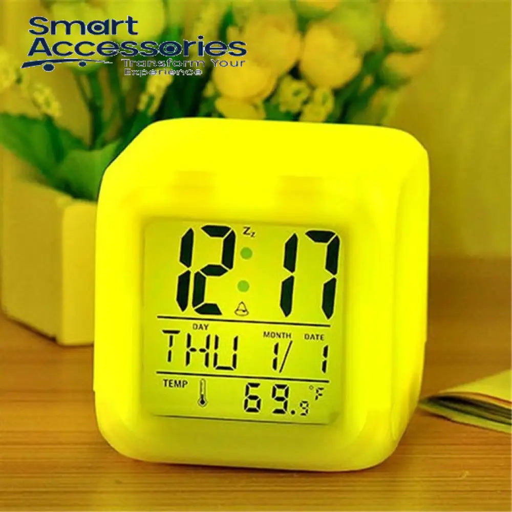 Color Changing LED  Digital Alarm Clock